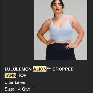 Lululemon Align Crop Top